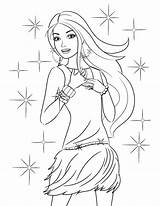 Coloring Barbie Pages Ballerina Color Popular Ages sketch template