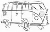 Bus Coloring Pages Vw Volkswagen Printable Van Cars Sheets Colouring Color Drawing Car Coloringpagesfortoddlers Outline Mini Pdf Trucks Line Colorear sketch template