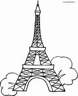 Tower Coloring Eiffel Pages Paris Drawing Print Drawings Tokyo 2d Template Easy Pencil Getdrawings Outline Printable Clipartmag Paintingvalley sketch template