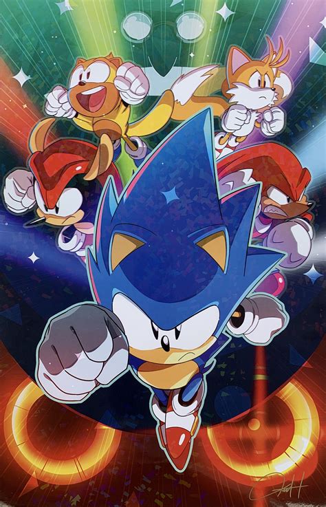 Sonic Mania Signed Art Print Giveaway