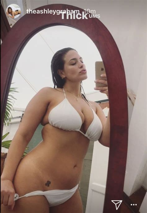 Ashley Graham Celebrates Her Thickness After Telling Haters Where To