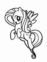Fluttershy Coloring Pages Printable Pony Little Bestcoloringpagesforkids Sheets Shy Kids Coloringfolder sketch template