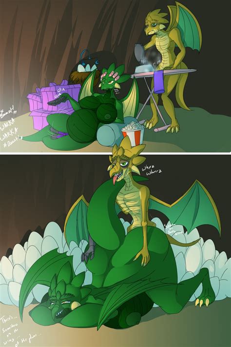 rule 34 anthro big breasts breasts comic dragon duo female male