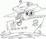Captain Ship Coloring Pages Color Finished sketch template