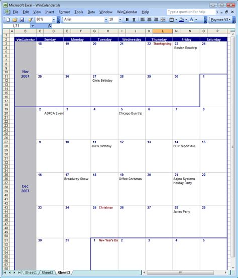 yearly calendar template excel printable templates hot