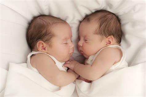 twin babies sleeping     simply visual sugar cubes