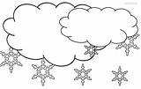 Wolke Snowy Ausmalbilder Cool2bkids Clouds Nube Nubes Malvorlagen Sheets sketch template
