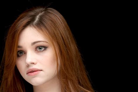 india eisley sexy braless at the press conference for i am