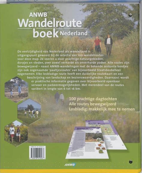 anwb wandelrouteboek nederland onbekend  boeken bolcom