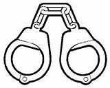Handcuff Drawing Handcuffs Coloring Pages sketch template