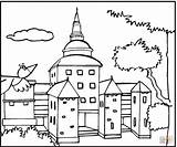 Mansion Coloring Pages Bird Houses 39kb 1200 sketch template