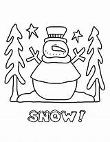 Coloring Pages Printable Snow Snowy Christmas Getcolorings Print Color Northpolechristmas sketch template