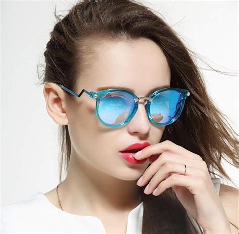 2015 Women Polarized Sunglasses Big Box Retro Sunglasses Tide Round
