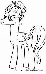 Pony Mlp Equestria Zephyr Kuda Mewarnai Gamesmylittlepony sketch template