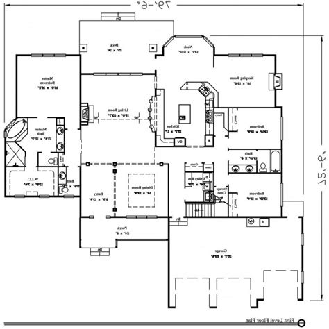 house plans  story  square feet house plan concept