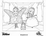 Coloring Sofia Pages First Amber Princess Junior Dsiney Print sketch template