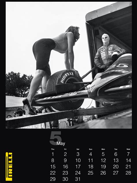 the infamously risqué pirelli calendar reaches 50 has it
