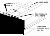 Eave Seam Standing Copper Flashing Gutter Detail Details Roofing Without Cad Flashings Architecture Conditions sketch template