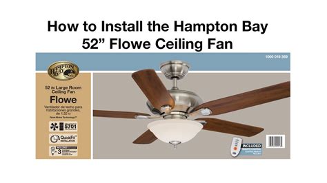 hampton bay ceiling fan manual