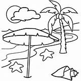 Tropical Coloring Island Pages Beach Hawaiian Islands Drawing Lovely Color Printable Clipartmag sketch template