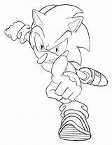 Sonic Hedgehog Ausmalen Ausmalbilder Colouring Coloringhome Nachmalen sketch template