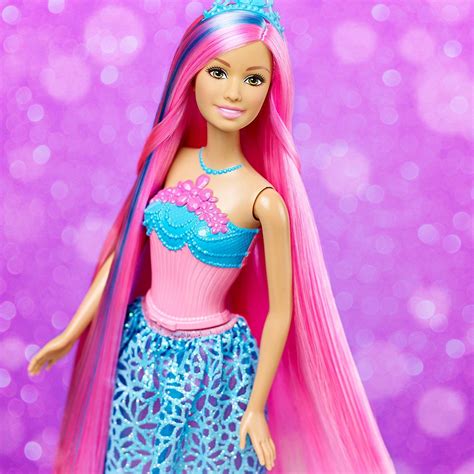 barbie endless hair kingdom princess doll blue toys and games