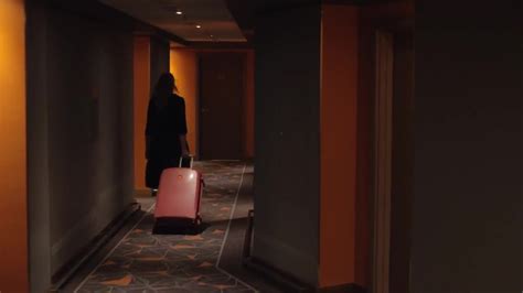 Woman On A Hotel Hallway Stock Video Motion Array