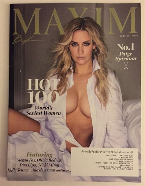 Maxim Magazine July Aug 2022 Hot 100 World S Grelly Usa