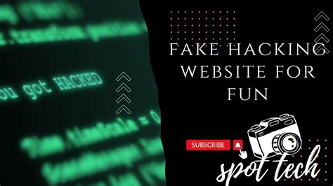 fake hacking website  fun youtube