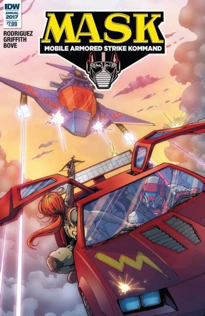 M A S K Mobile Armored Strike Kommand Annual 2017 Vf Nm Idw