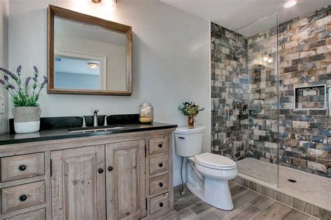 Contemporary Rustic Bathroom Design Get Inspired