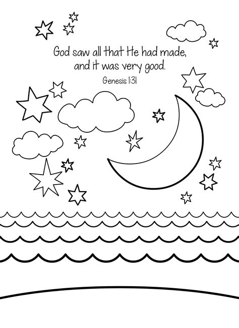 creation week coloring pages sunday school coloring pages creation