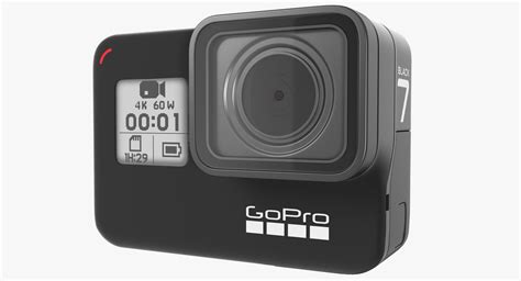 gopro hero action camera turbosquid