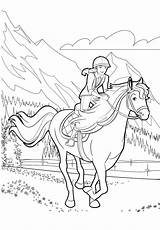 Barbie Horse Coloring Pages раскраски категории из все Color sketch template