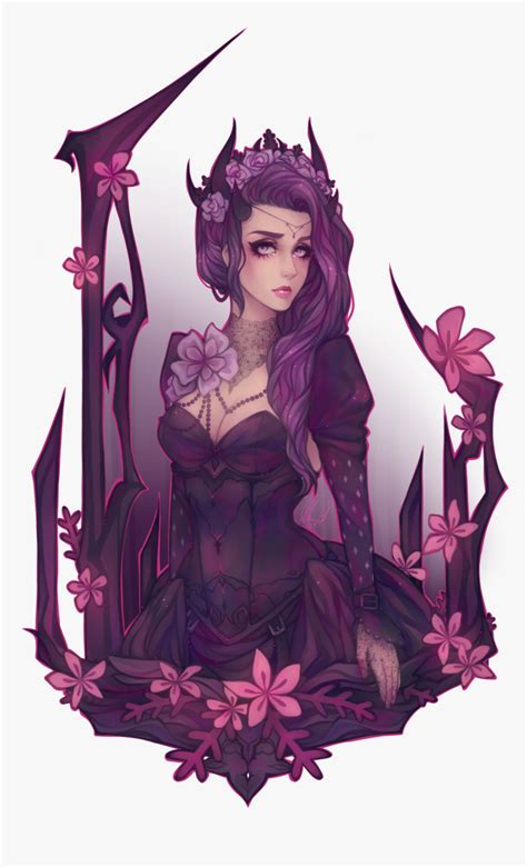 aesthetic anime girl  dark purple hair total update