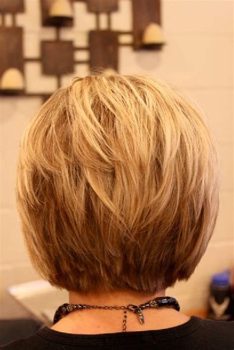 Short Layered Bob Hairstyles Front And Back View