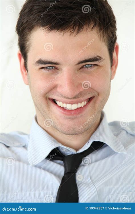 Portrait Of Handsome Young Men With Smile Stock Image Image Of Smile