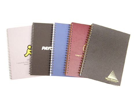 hardcover spiral notebooks custom printed spiral journals