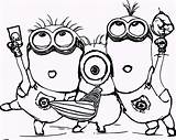 Coloring Minions Pages Fun Popular Most Coloringpagesfortoddlers Minion Cute Source Book sketch template