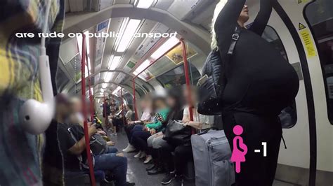 how many people will give up their seat for a pregnant woman youtube