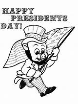 Coloring Pages Presidents Printable President Kids Recommended Color Holiday sketch template