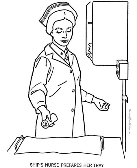 nurse coloring page coloring pages  kids coloring pages coloring