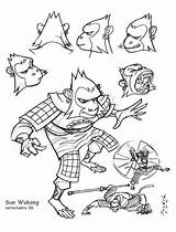 Wukong sketch template
