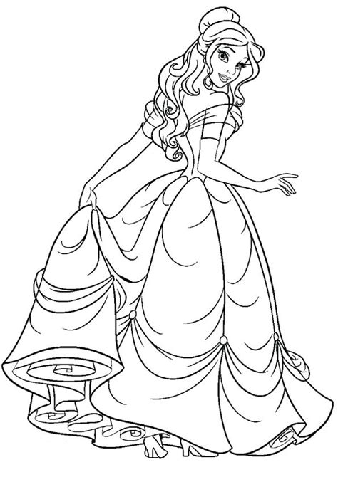 print coloring image momjunction belle coloring pages cinderella