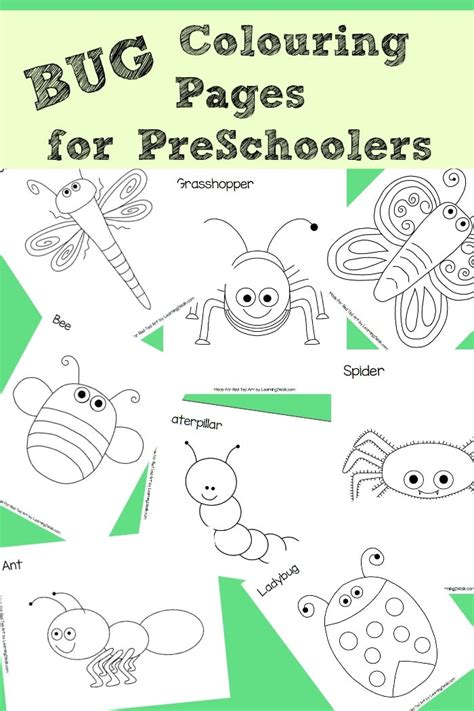 bug printables  preschool  templates printable