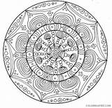 Coloring4free Complex Coloring Pages Mandala Related Posts sketch template