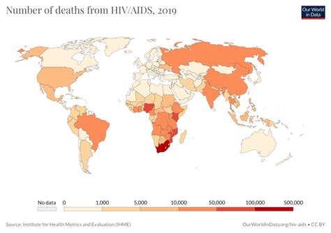 Number Of Deaths From Hiv Aids Our World In Data