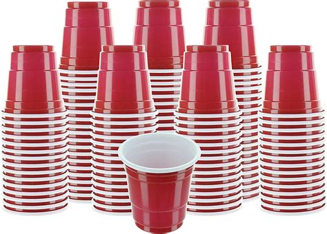 Disposable Shot Glasses Mini Red Solo Party Cups 120 Count 2 Oz