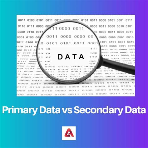 primary data  secondary data difference  comparison