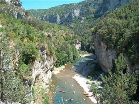 Canyon Du Tarn Aveyron Aveyron France Viaduc De Millau